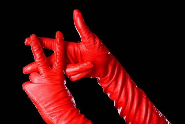 stock image Red gloves