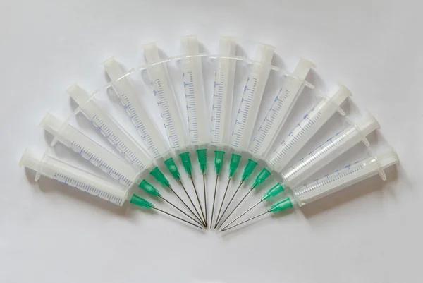 stock image Disposable syringes