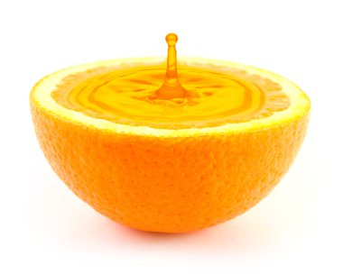 Juicy orange clipart