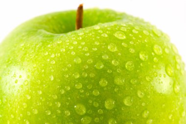 Green apple clipart