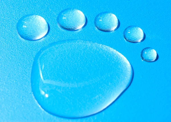 Water sprite footprint — Stock Photo, Image