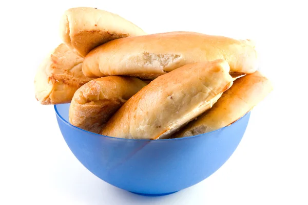 Kom met broodjes — Stockfoto