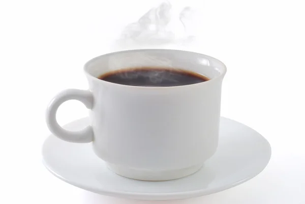 Taza de café aislada con camino de recorte — Foto de Stock