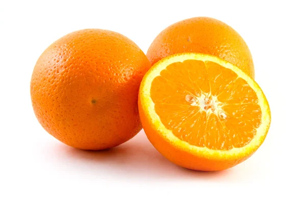 3 個のオレンジ — ストック写真