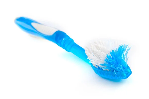 Gebrauchte Zahnbürste — Stockfoto