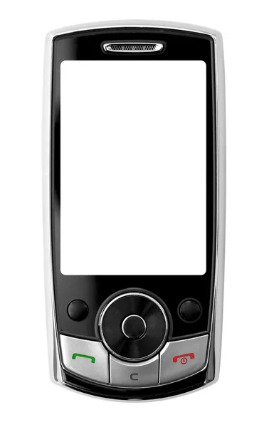 Mobiele telefoon, uitknippad — Stockfoto