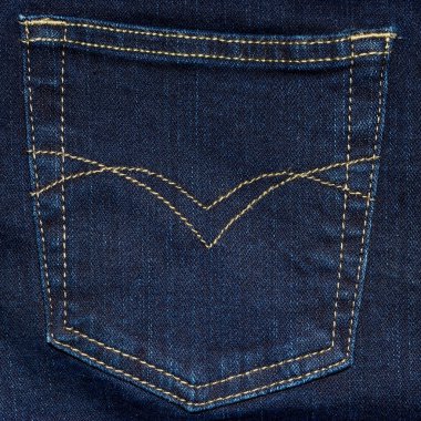 Jeans pocket clipart