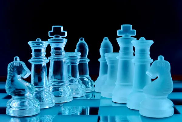 Шахматная команда — стоковое фото
