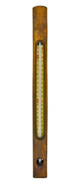 Vintage floating thermometer clipart