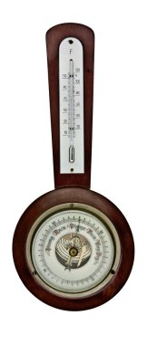 Vintage barometer clipart