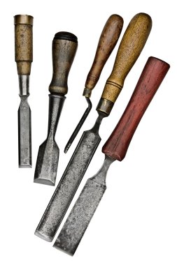 Vintage chisels clipart