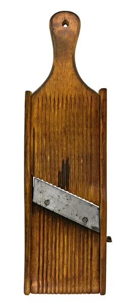 Vintage wooden shredder — Stock Photo, Image