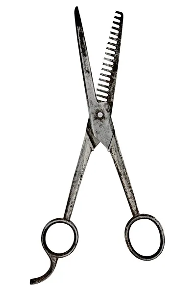 stock image Vintage barber scissors