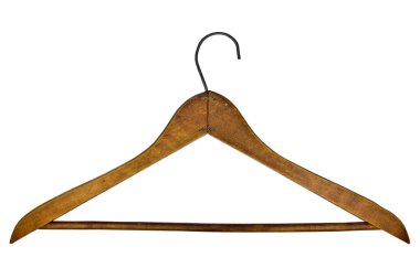 Vintage clothes hanger clipart