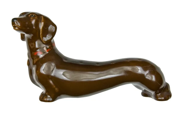 Vintage hund Figurin — Stockfoto