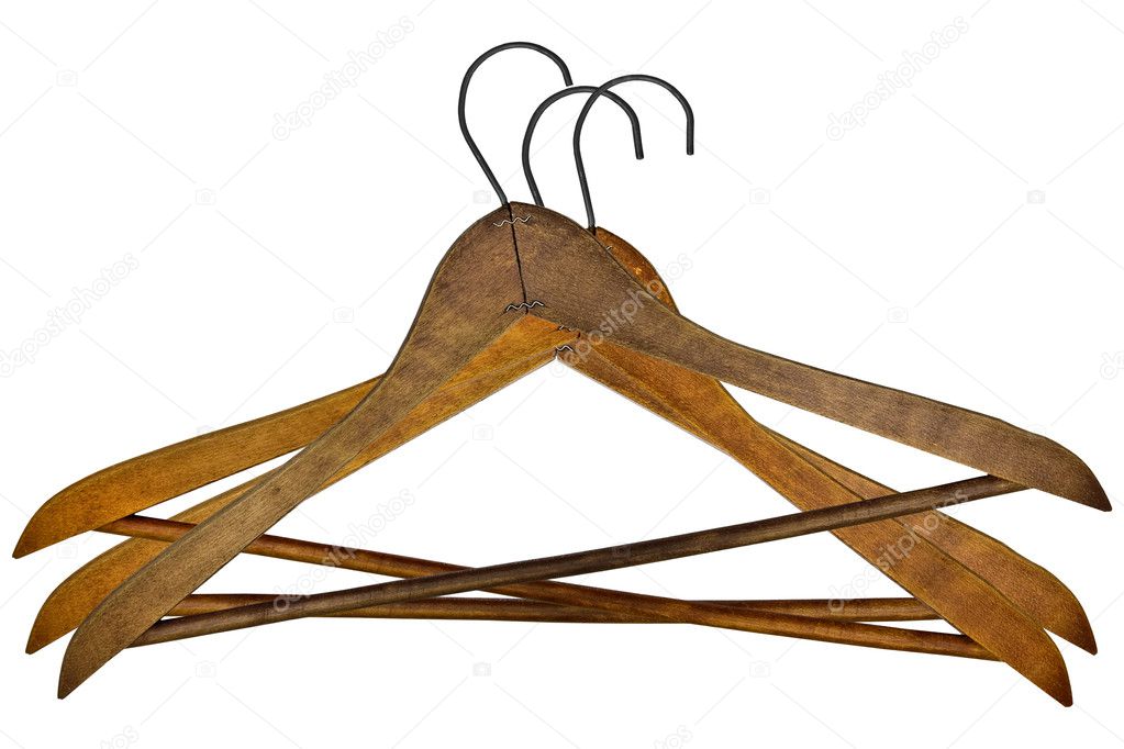Vintage clothes hangers