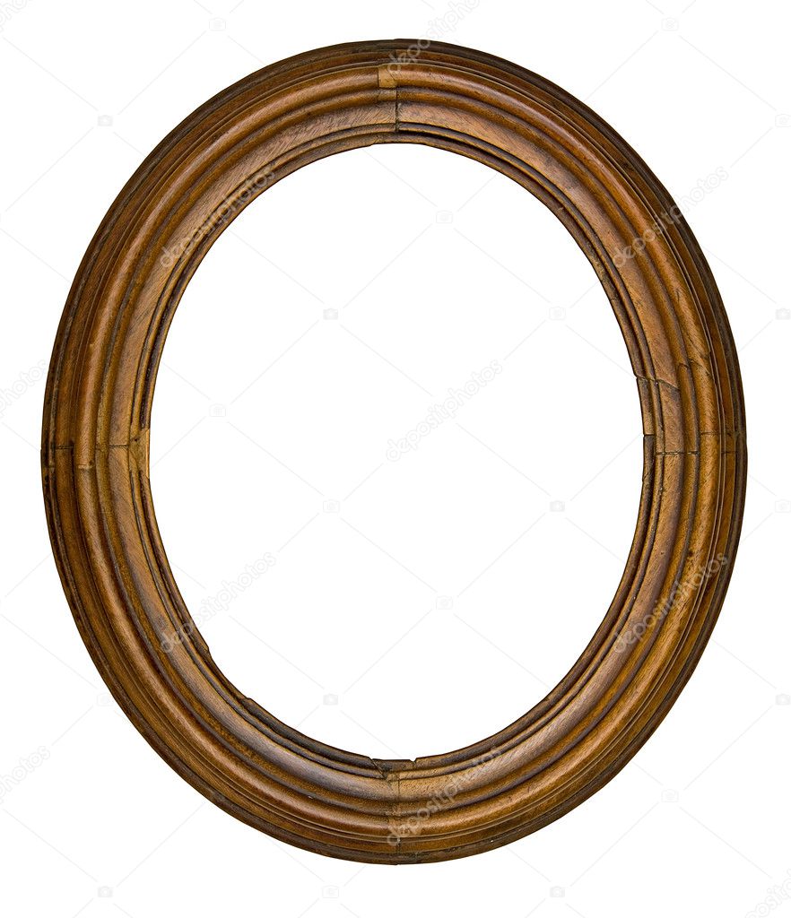 Vintage oval frame