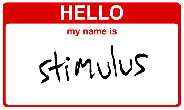 Jméno stimul — Stock fotografie