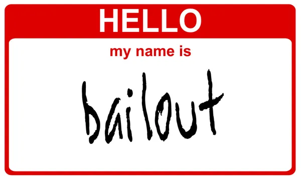 Όνομα bailout — Φωτογραφία Αρχείου