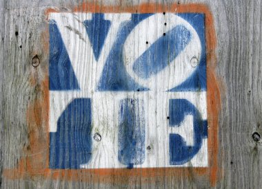 Vote sign clipart