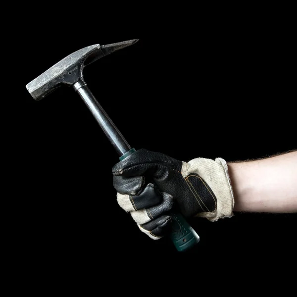 Hammer in der Hand. — Stockfoto