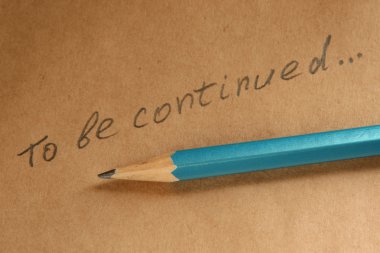 To be continued clipart