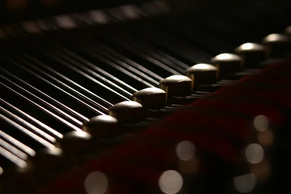 Vnitřně grand piano — Stock fotografie