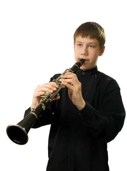 Clarinet player — Stock Photo, Image