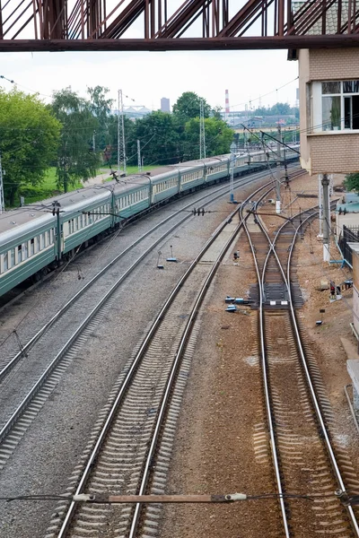Järnvägen spår — Stockfoto