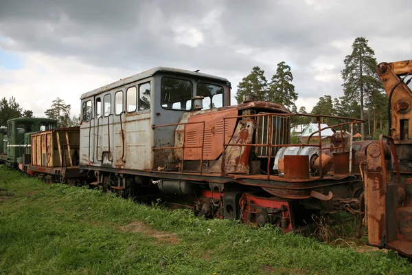Странный поезд — стоковое фото