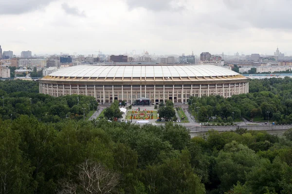 모스크바에 있는 큰 스포츠 경기장 — 스톡 사진