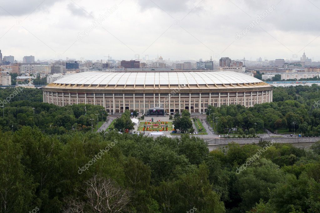 Big sports arena in Moscow