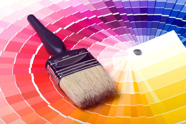 Coloridas muestras de color de pintura —  Fotos de Stock
