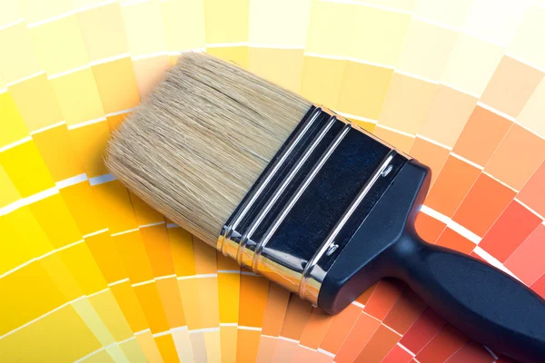 Amostras coloridas da cor da pintura — Fotografia de Stock