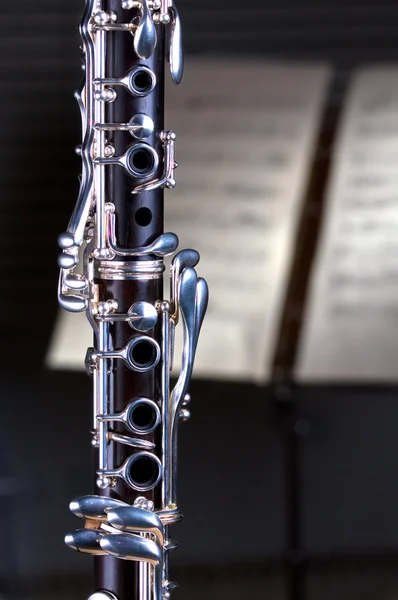 吹单簧管 — 图库照片