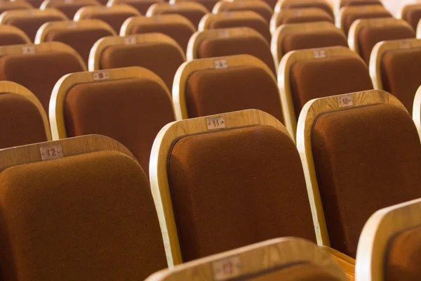 Sæder til auditorium - Stock-foto