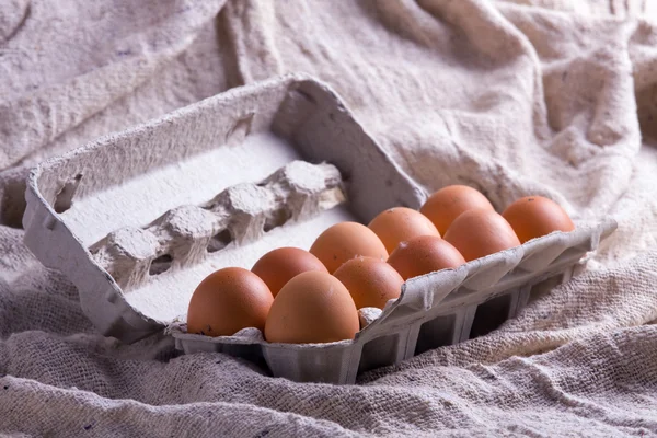 Eggs in Carton — Stock Photo, Image