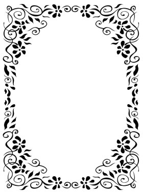 Decorative framework clipart