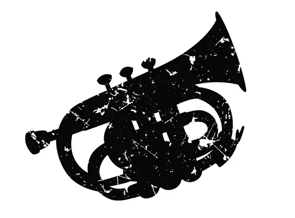Küçük trompet — Stok Vektör