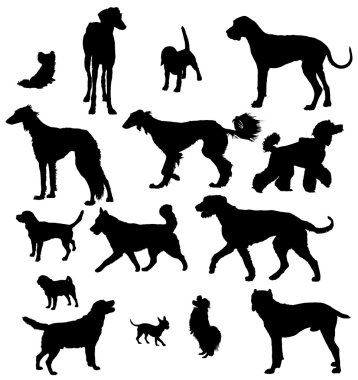 Dog Silhouette clipart