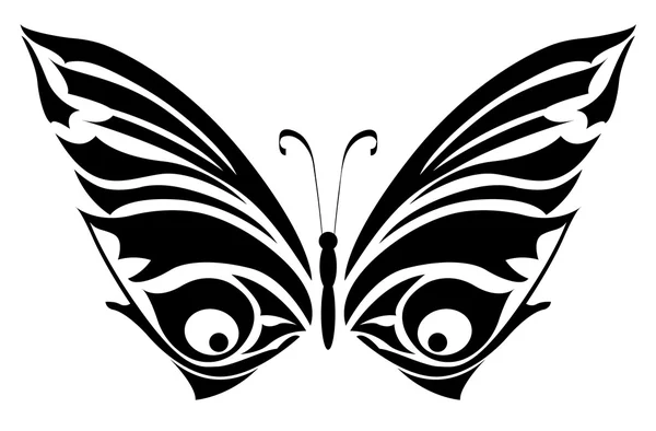 Der Schmetterling — Stockvektor