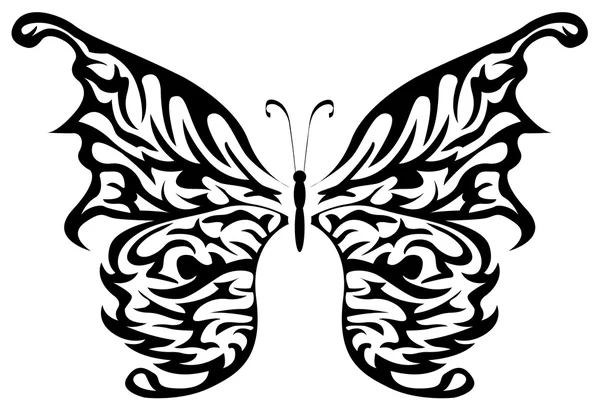The butterfly — Stock Vector