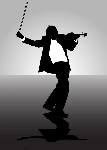 Violinista — Archivo Imágenes Vectoriales