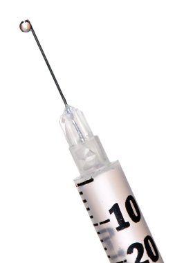 Insulin syringe clipart