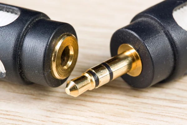 Stereo connector — Stockfoto