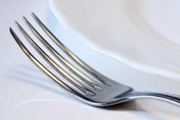 stock image Fork and plate