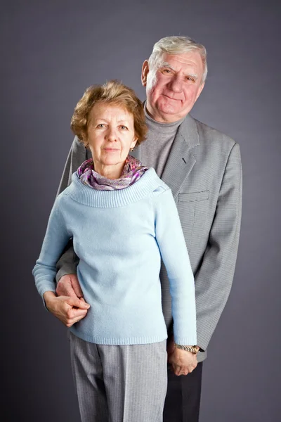 Yaşlı çift. — Stok fotoğraf
