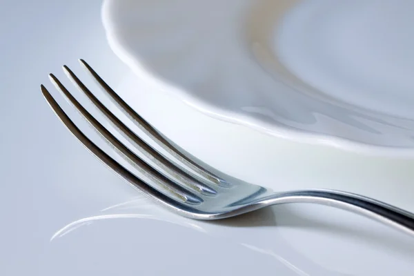 stock image Fork and plate