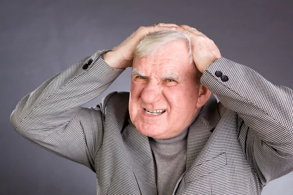 Portre duygusal yaşlı erkekler — Stok fotoğraf