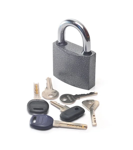 De lock en sleutels — Stockfoto